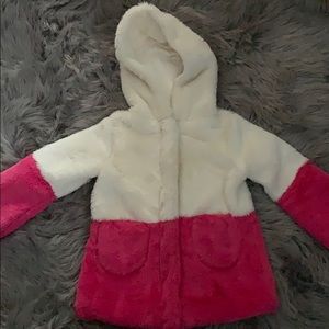 Girls fur coat